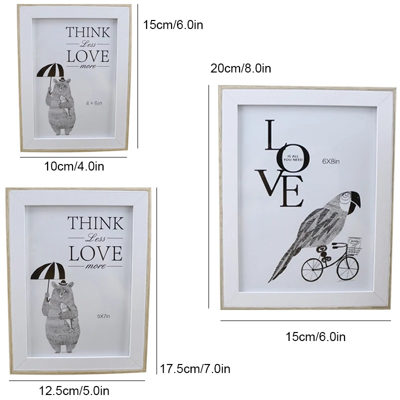 Украшение для дома фоторамка настенная деревянная изысканный стиль украшение