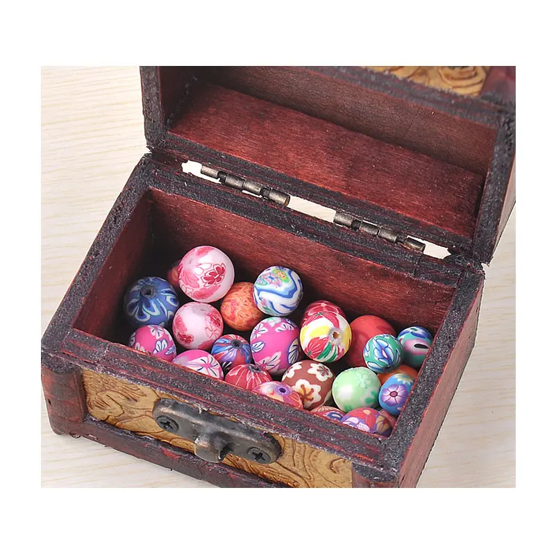 100 шт./лот разноцветные бусины из полимерной глины 10 мм Fimo в форме цветка оптовые