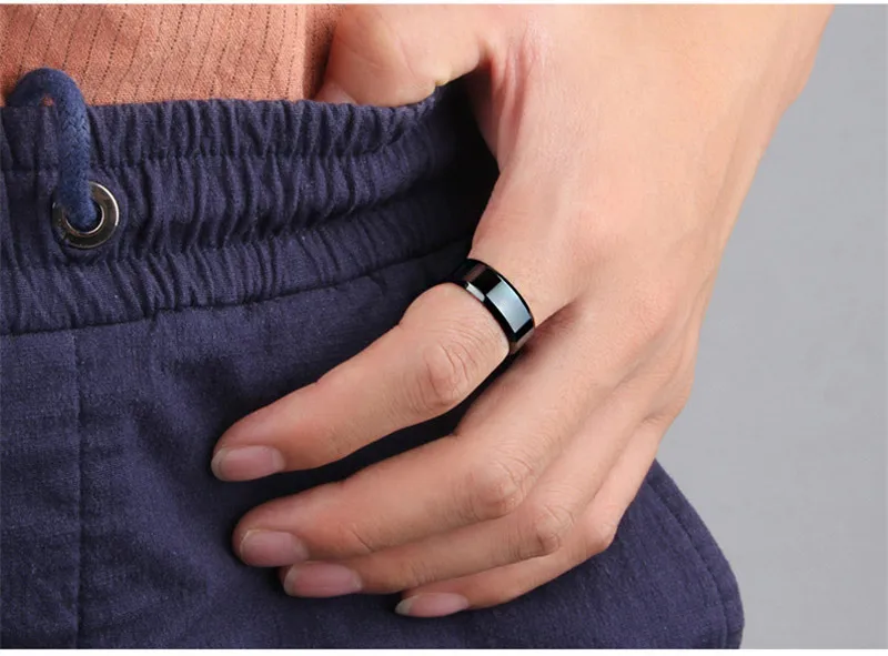 Очарование кольцо Для мужчин Титан черный|ring men titanium|titanium blackring |
