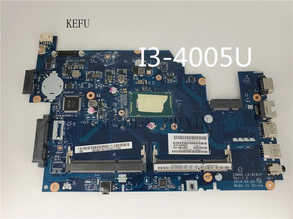 Материнская плата для ноутбука ACER внешний аккумулятор модель NBV9M11001 Z5WAH системная