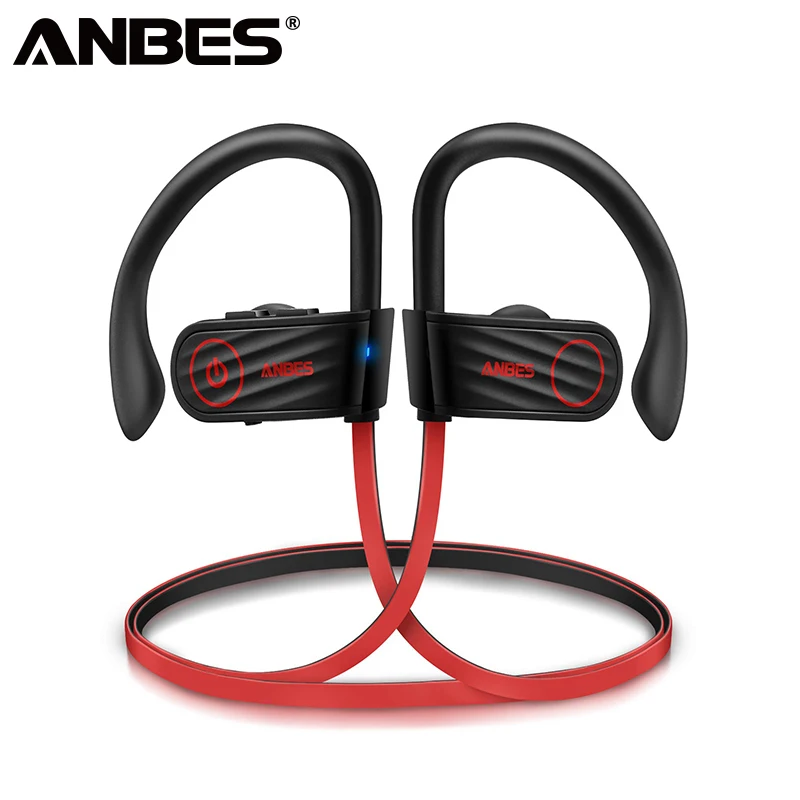 ANBES Bluetooth наушники U13 Водонепроницаемый Беспроводной Спорт бас Fone де Ouvido с