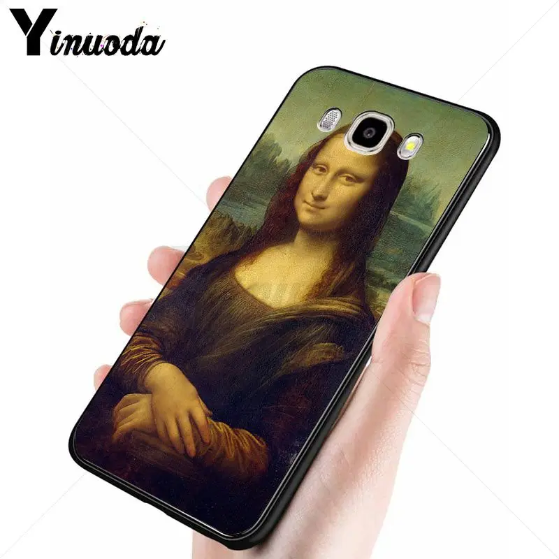 Чехол для телефона Yinuoda Leonardo da Vinci Mona Lisa Pat Cat Van Gogh Samsung Galaxy j6plus j7 prime j8 j2 j4plus 2018 |