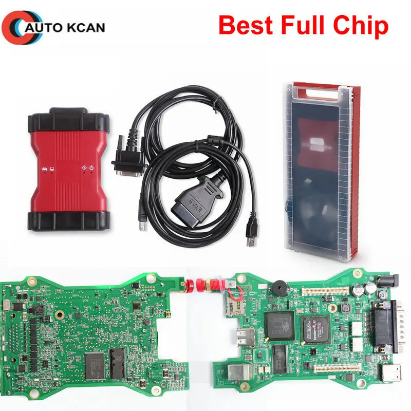 Качественный чип VCM 2 для vcm ii ids obd2 scann инструмент vcm2 V101 автомобильный диагностический инструмент коробка или пластиковая коробка