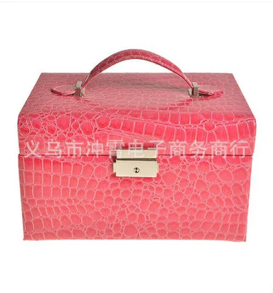 Деревянная коробка высокого класса ювелирные изделия кассеты зеркало замок