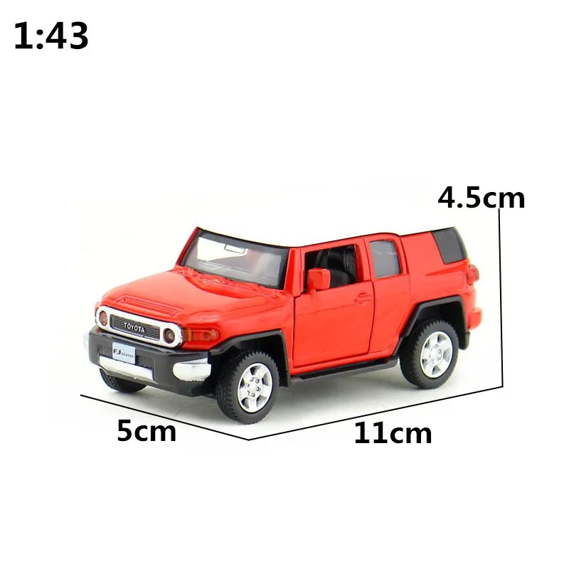 Масштаб 1:43/литая Игрушечная модель/внедорожник Toyota FJ Cruiser/спортивный гоночный