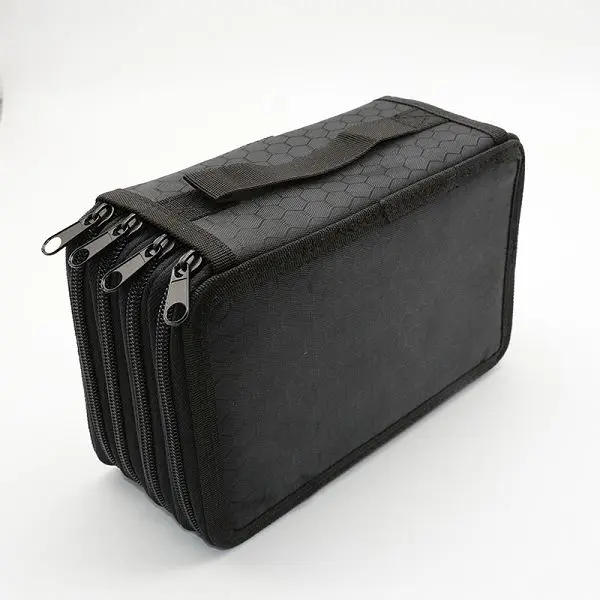 72 holes black Чехол для карандашей Estuche Escolar Estojo Escola Kalemlik Estuches Para El Colegio коробка для карандашей Trousse Scolaire Stylo Lapices сумка - Цвет: 72 holes black