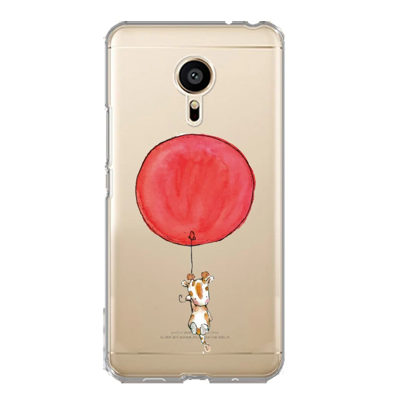 Мягкий прозрачный ТПУ чехол для телефона meilan MX6 pro6 U20 U10 A5 M5 M5S E E2 клубника
