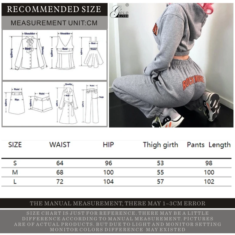 Gold Hands Winter Streetwear Ins Letter Print Slim Pockets Women Harem Pants Loose Pattern Casual Female Pant High Waist | Женская