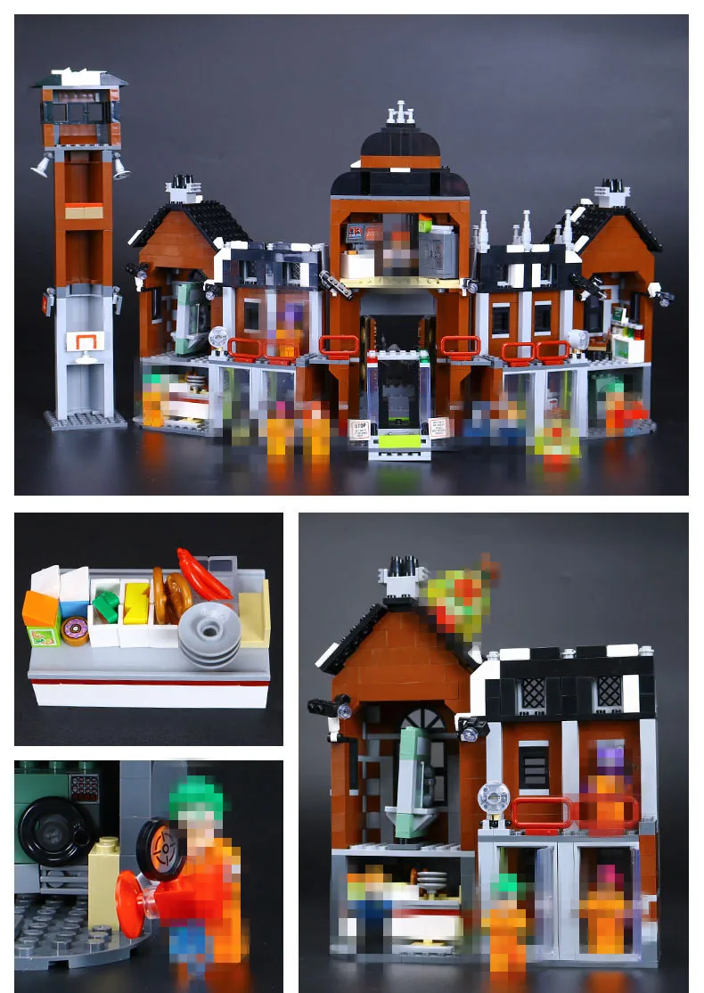 Новинка 07055 оригинальные серии фильмов Бэтмена набор лунного просителя Аркхема