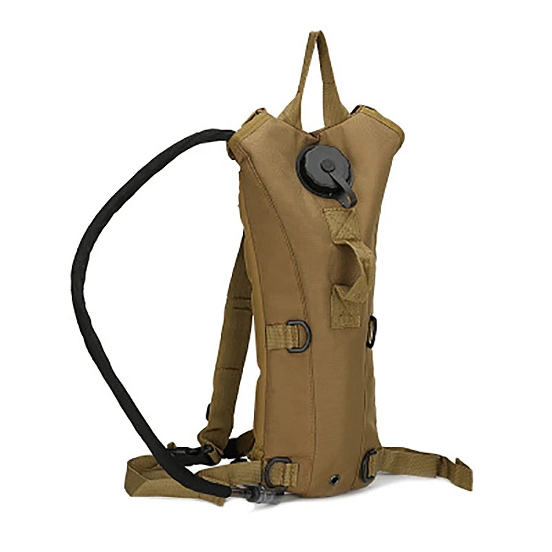 Khaki 3L Water Bag Molle Military Camouflage Tactical Hydration Backpack Outdoor Camping Nylon Fashion Water Bladder Bag For Cycling - Цвет: Khaki