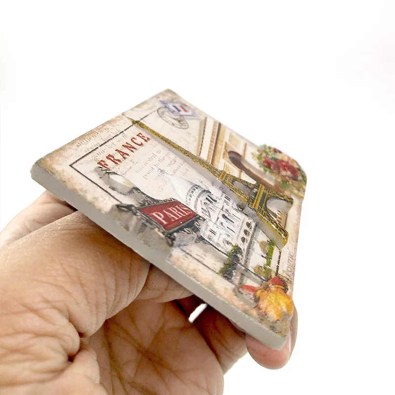 Франция Путешествия сувенир декорации Париж здание 3D высокого класса смолы