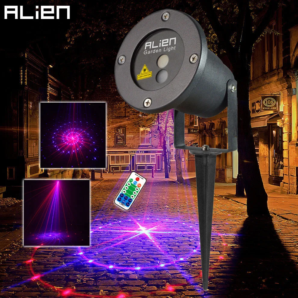 ALIEN дистанционного RB смешивания 12 моделей уличный лазерный проектор