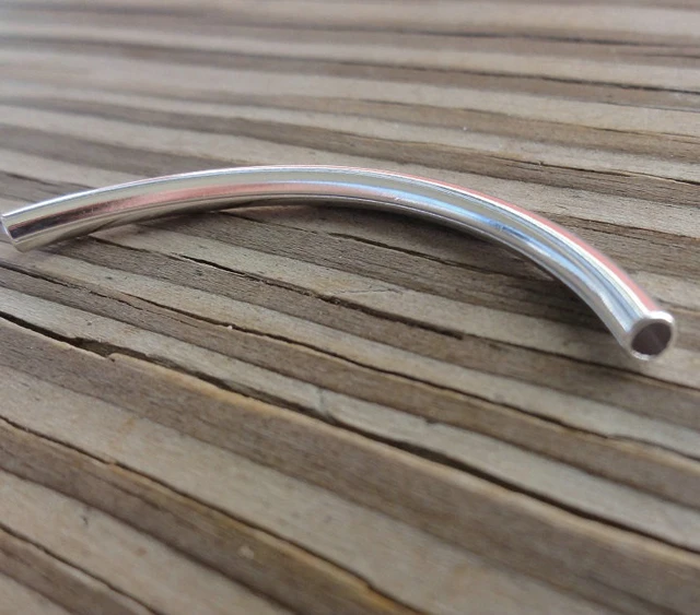 Бусины из лапши посеребренные изогнутые золотые разделительные подвески детали