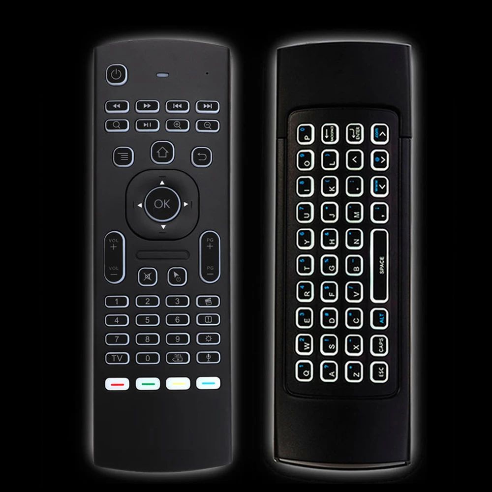 MX3 Fly Air mouse русская английская с подсветкой MX3 Pro умный голосовой пульт дистанционного управления ИК-обучение 2,4G Беспроводная клавиатура для Android Box