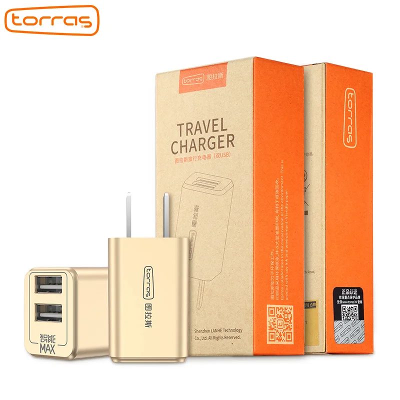 TORRAS новые Каррегадор portátil USB стены зарядное устройство 5V2. 4A универсальный
