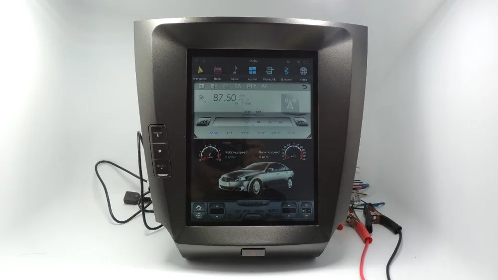 Автомобильный радиоприемник &quotYOKOTRON&quot 10 4 &quotTelsa Style Android для Lexus IS250 IS300 IS350 2005-2010 +