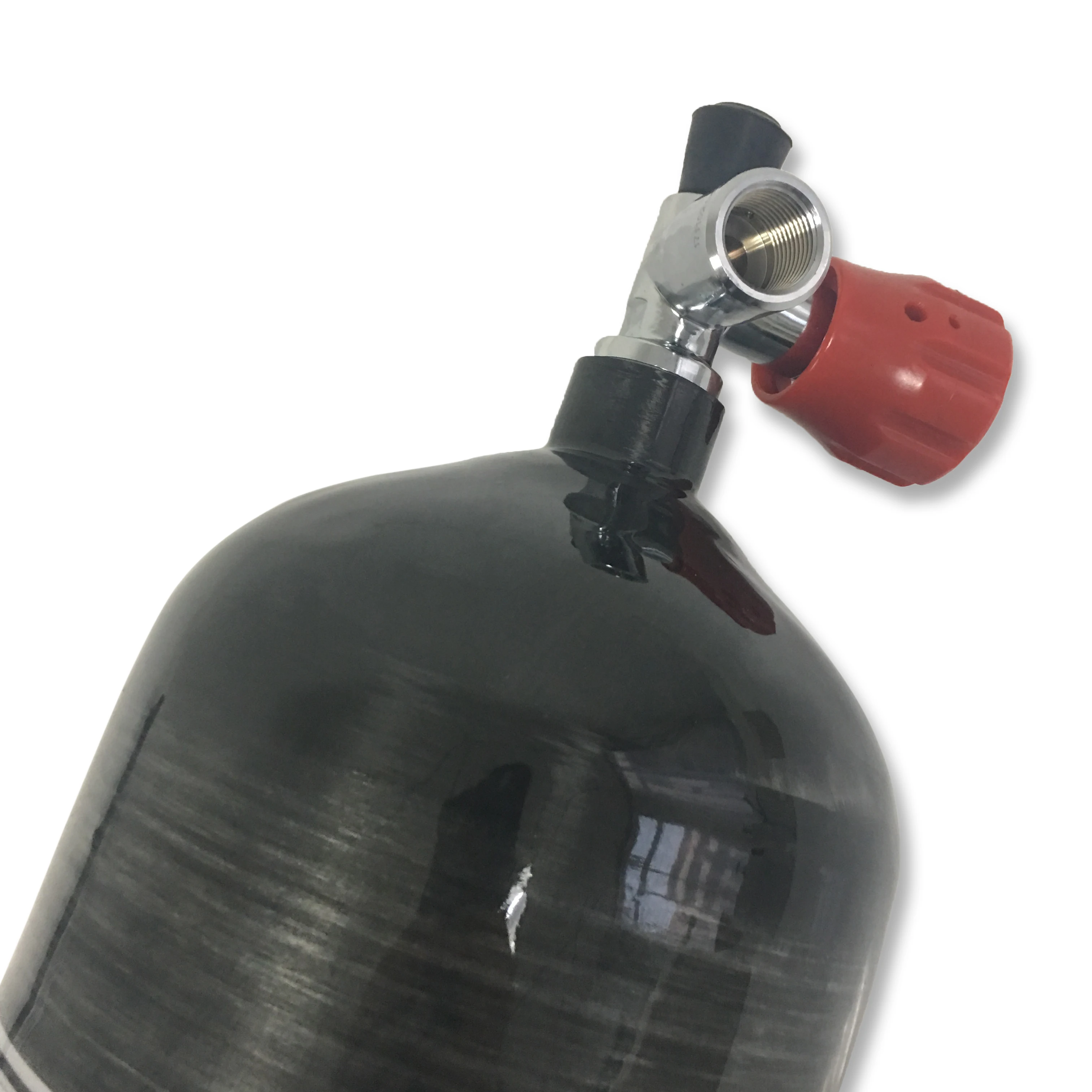 AC10911 Rifle Compressed Air Cylinder Pcp 6.8L/9L/12L Scuba Tank 4500 Psi Diving Balloon  with gauge din valve