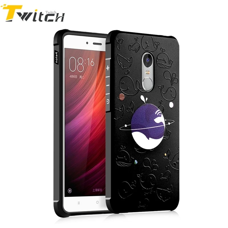 Дергаться для Xiaomi Redmi Note 4X мультфильм милый КИТ Вселенной силиконовый чехол 2