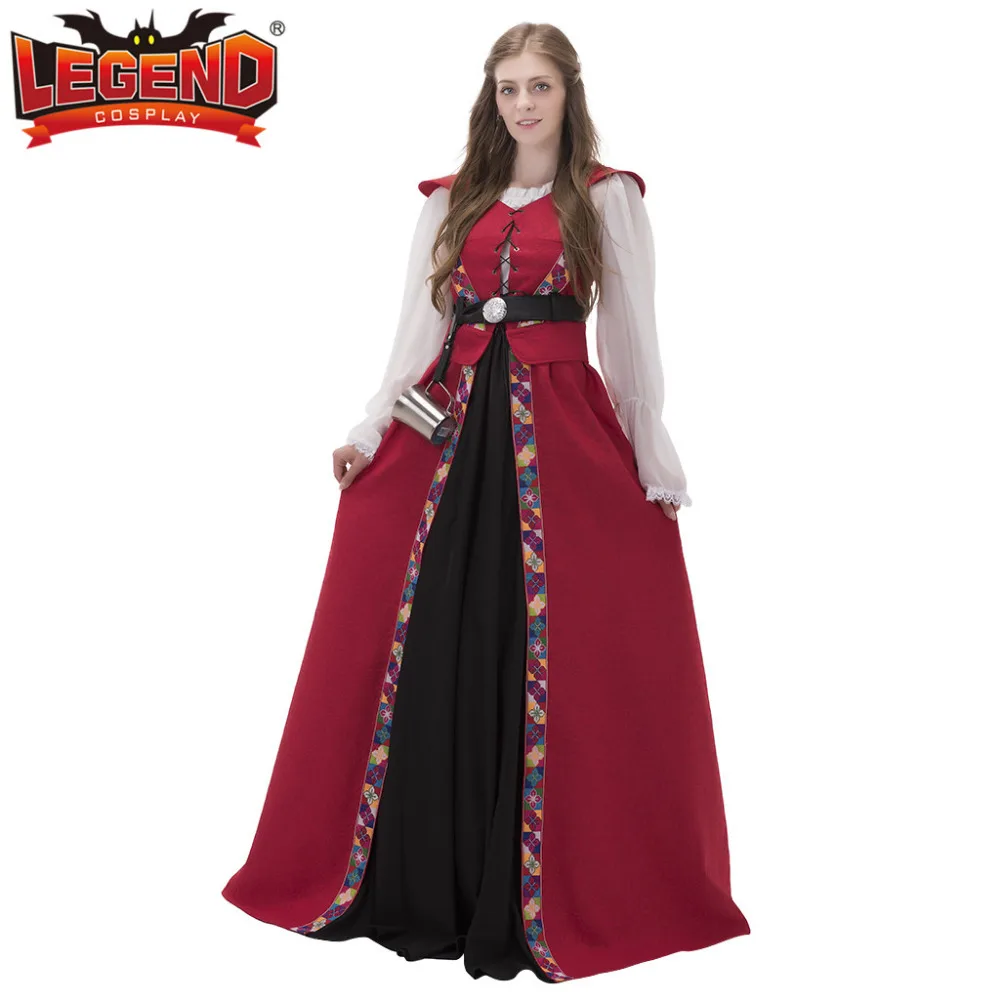Винтажное средневековое платье Ренессанс 18 го века гражданская война