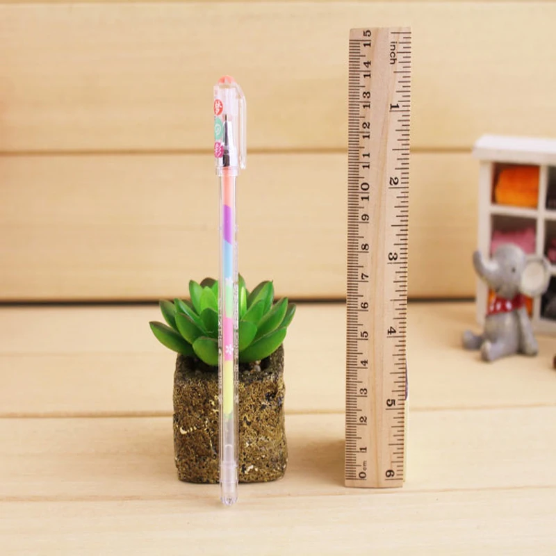 Акварельные жидкие мелки 6 цветов в одной ручке маркеры Хайлайтер для рисования