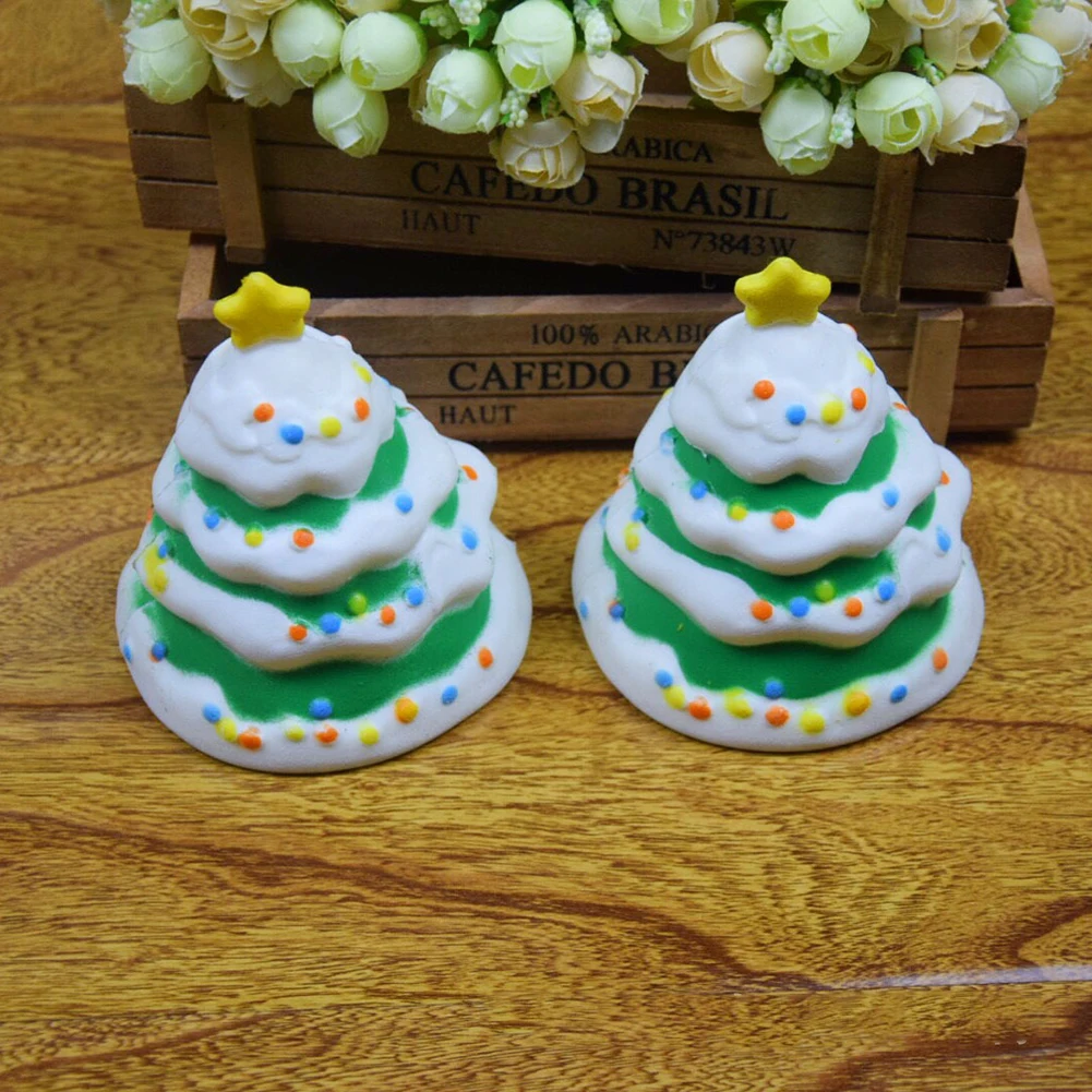 Squishies Рождество дерево ароматизированный мягкий медленный нарастающее при