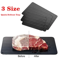 magic defrost tray metal plate defrosting tray safe fast thawing frozen meat fish sea food kitchen cook gadget tool