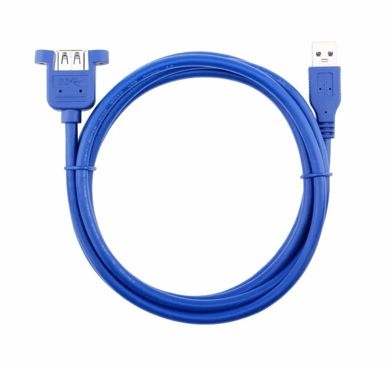 Удлинительный Кабель USB 3 0 штырь гнездо со стандартной блокировкой отверстия