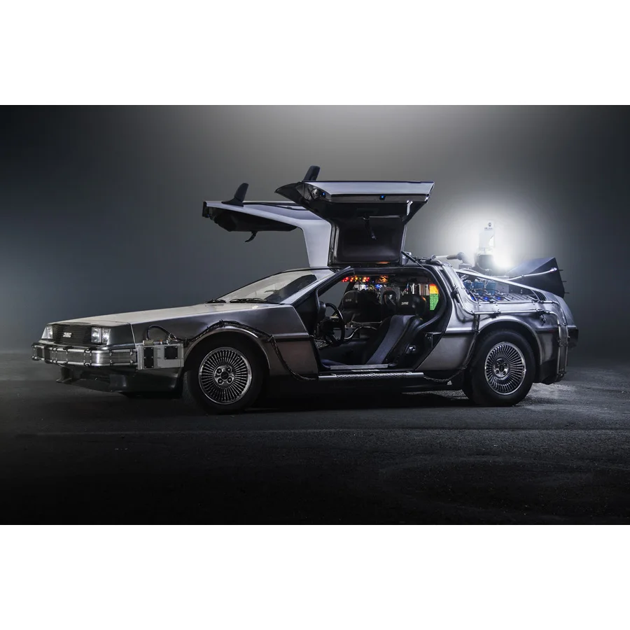 Настенные картины фильмы Назад в будущее Delorean Time Machine постеры печати на холсте