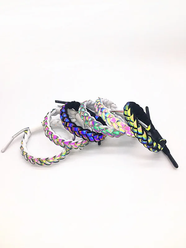 Новинка 2019 голографический отражающий браслет для пары черно-белый ювелирное