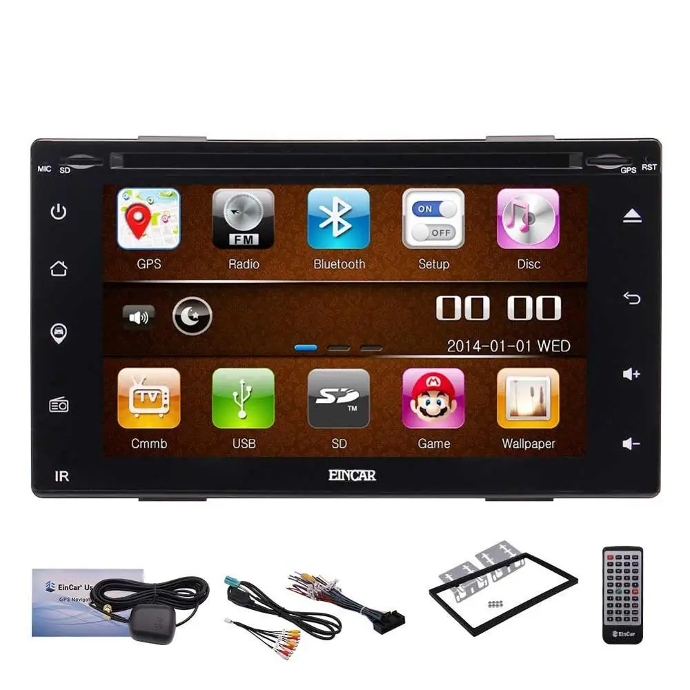 2din автомобильный магнитофон gps dvd-плеер двойной Din навигатор стерео радио