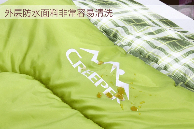 Спальный мешок Creeper Сверхлегкий хлопковый спальный для походов и кемпинга на