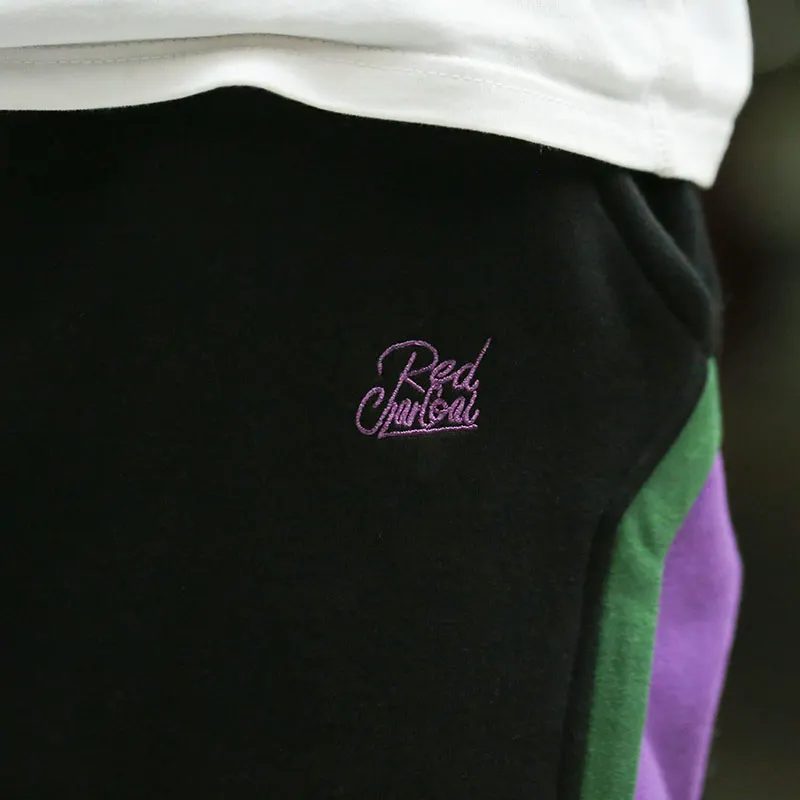 Red Charcoal Winter New Color Side The Purple And Velvet Black Leg Trousers Hipster Mens Pants |