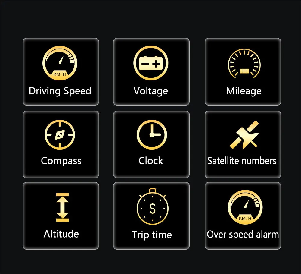 T900 автомобильный HUD Дисплей на голову OBD 2 gps цифровой автомобильный измеритель скорости сигнализации скорость проектор Предупреждение Авто HUD OBD2 дисплей