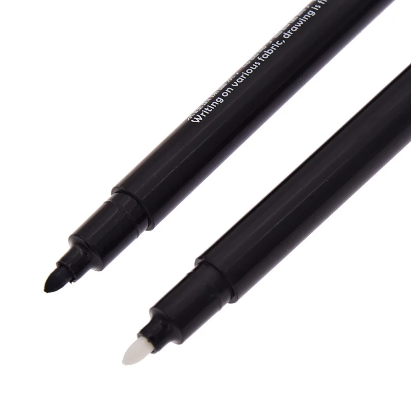 Фломастеры перманентные черно белые 2 шт./лот мм|Швейные инструменты и