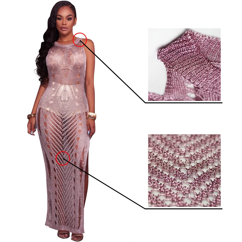 Новинка сексуальное платье-костюм Пляжное платье с вырезами 2019 модная тонкая