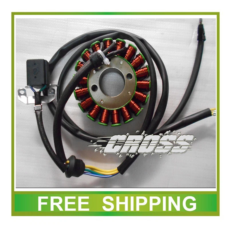 

zongshen loncin cb250 250cc engine air cooled GTY GIO magneto coil stator 12V 18 coils accessories free shipping