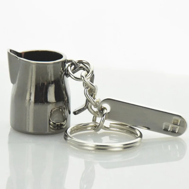 Кофе вскрытия ручка брелок Портативный цинковый сплав для ключей кофе ware инструменты продвижение эспрессо кофе аксессуары бариста подарки