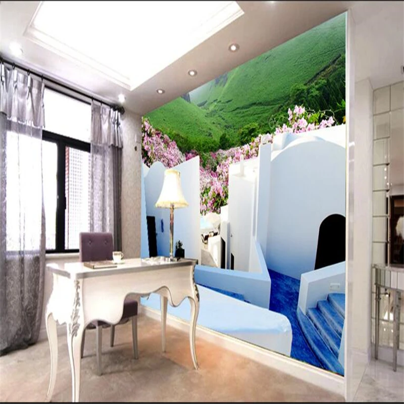 Пользовательские обои beibehang в европейском стиле греческая архитектура белый