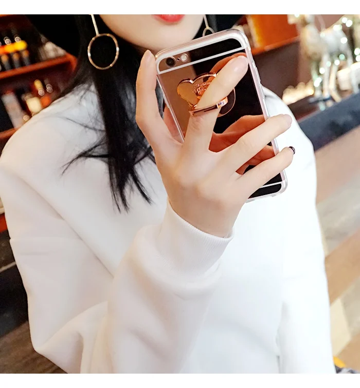 Чехол для Xiaomi Mi 6X 6 8 SE A2 Note 3 прозрачный чехол с краями Redmi 7 6A 4X 5 a Plus зеркальная
