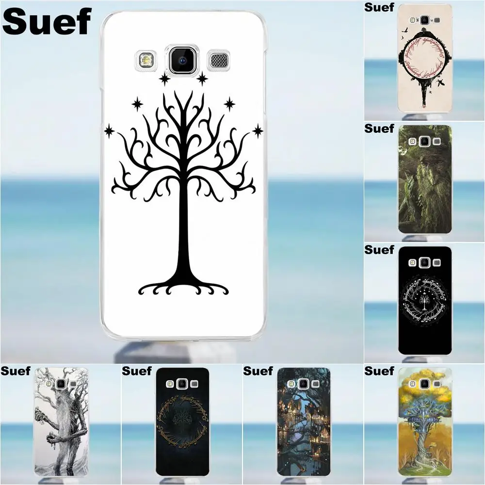 Suef Властелин колец дерево для Galaxy Alpha Core Prime Note 2 3 4 5 S3 S4 S5 S6 S7 S8 mini edge Plus TPU