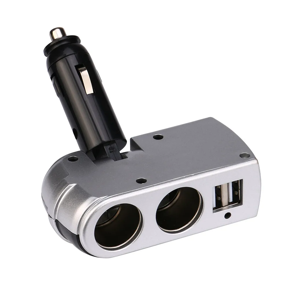 CARPRIE Универсальный 12 V-24 V адаптер прикуривателя USB Автомобильное зарядное устройство двойной USB Автомобильное зарядное устройство