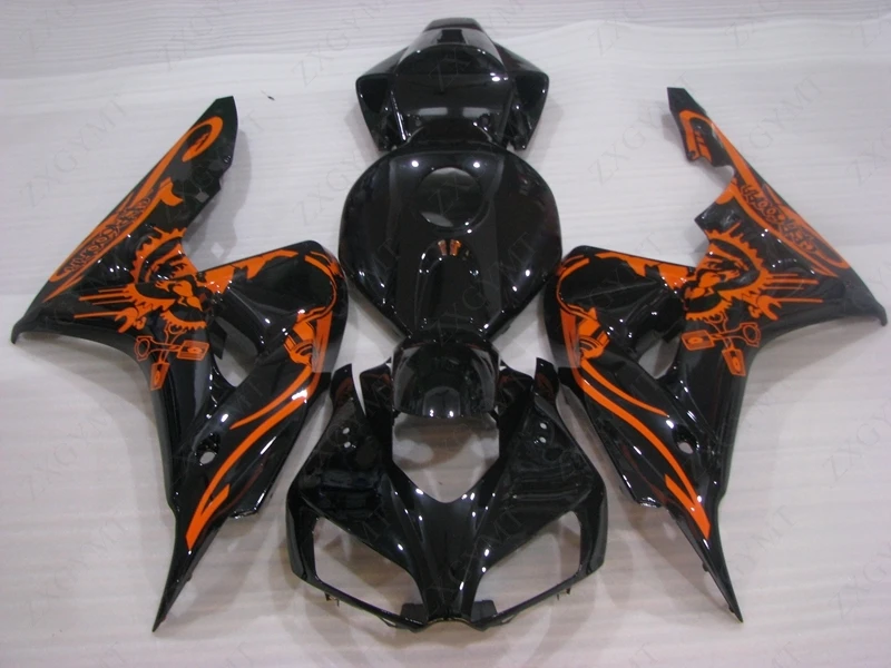 Комплекты обтекателей Fireblade 2006 2007 черный Grafitty кузов CBR1000RR всего тела Наборы