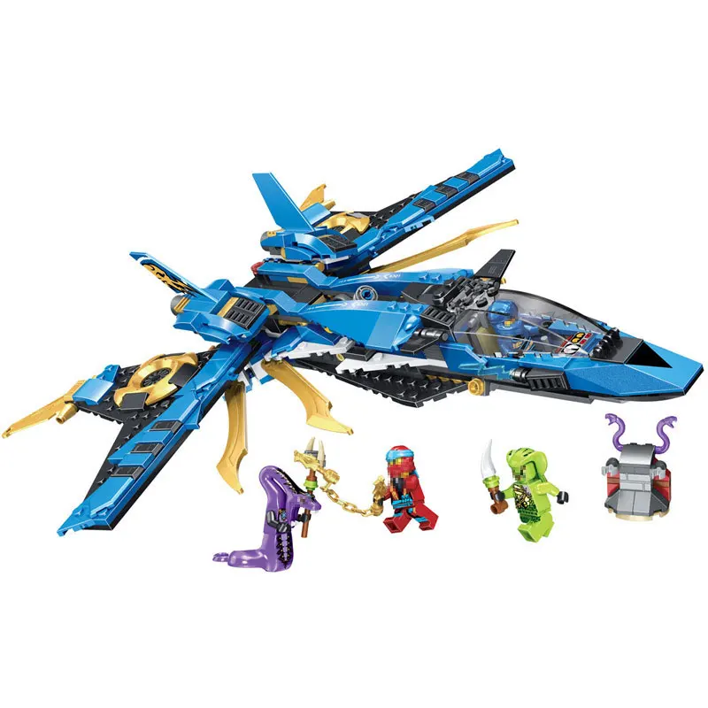 Ninja Storm Fighter модель строительные блоки, совместимые с major brank ninjagoo Jie Warplane рыцарские фигуры игрушки для друга 528 шт