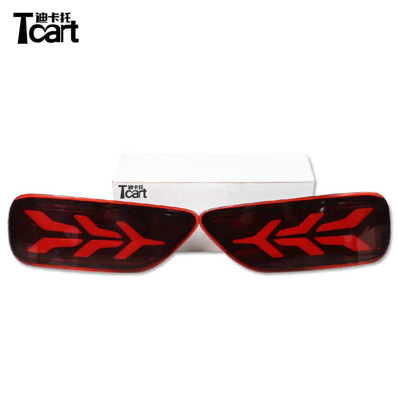 

Tcart Multi-function Car LED Rear Bumoer Reflector Fog Lamp Brake Light Moving Turn Signal light For Nissan Patrol 2012~2019