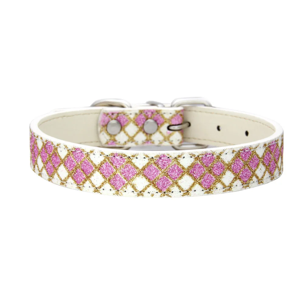 5 штук в партии Bling Pet Puppy сепаратистских металлической пряжкой кошка воротник регулируемый котенок воротник для маленького питомца