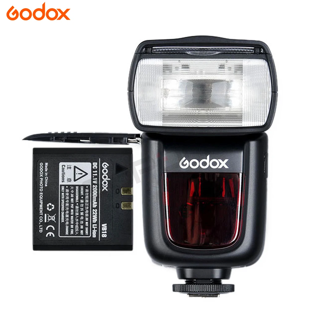 Вспышка Godox с литий ионным аккумулятором Speedlite 1/8000s GN60 i TTL HSS Xpro N триггер