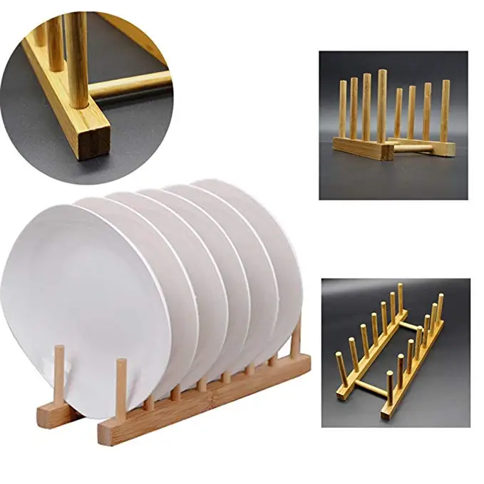 Полка для тарелок стойка сушки посуды органайзер держатель подставка хранения