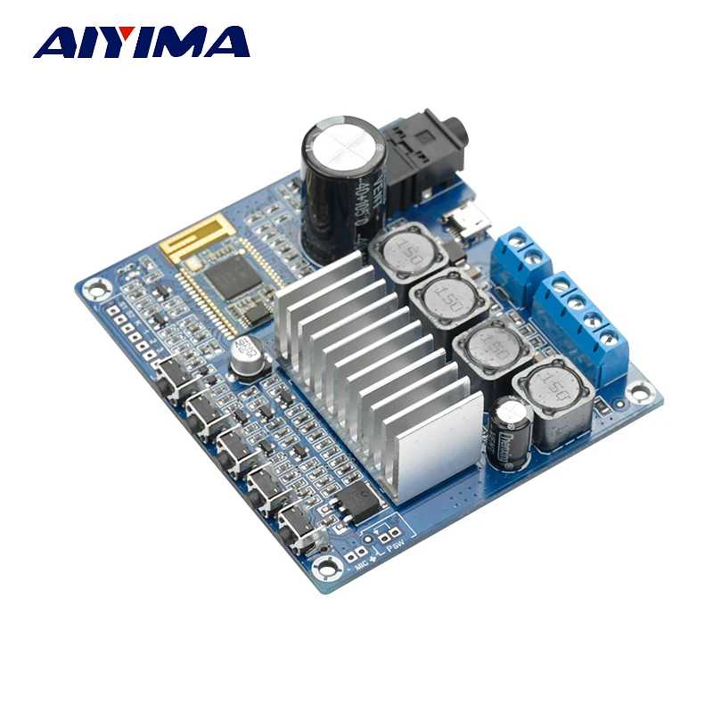Aiyima TPA3116D2 Bluetooth двухканальный питания цифровой Усилители домашние доска Аудио