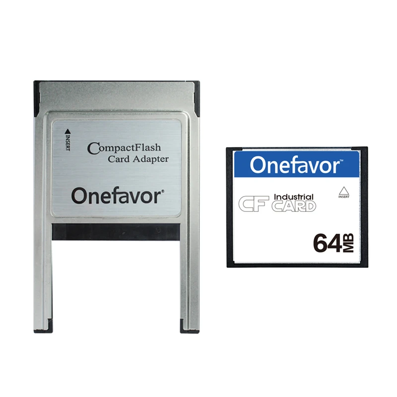 

Большая Акция Onefavor 1 шт. 64 Мб компактная флеш-карта + ATA PC PCMCIA адаптер для машин Новогодняя Бесплатная доставка