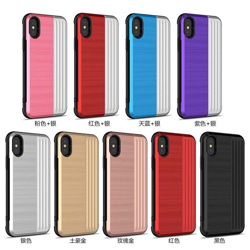 Wallet Credit Card Slot Back Cover For iPhone 7 8 Plus X 10 XS MAX XR Shockproof Phone Cases 6 6S Holder |